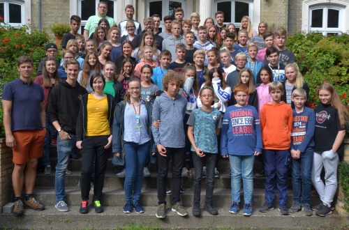 Gruppenfoto von der glow-Freizeit 2018