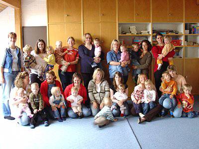 Gruppenfoto von den "Kleinen Strolchen"
